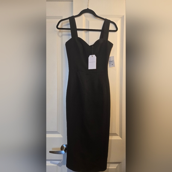 *NWT* "Dress the Population" Nicole Sweetheart Neck Cocktail Dress - Picture 2 of 11